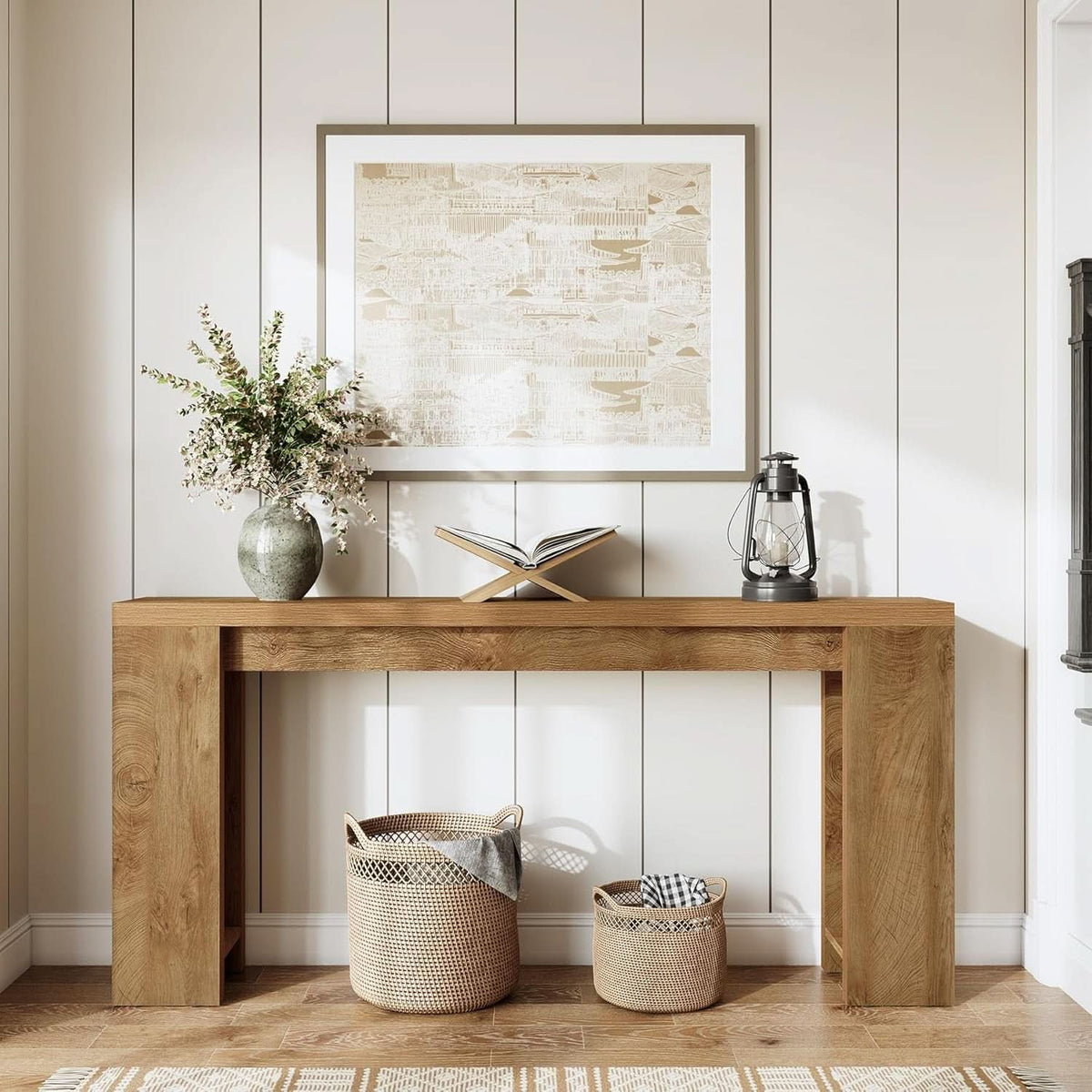 70.9 Inch Long Narrow Console Table Entryway Living Room-1